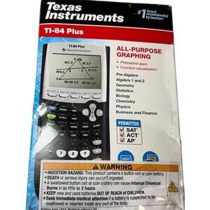 Texas Instruments TI-84 Plus All-purpose Graphing Calculator - New / Open Box